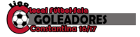 Goleadores liga futbol sala 2016