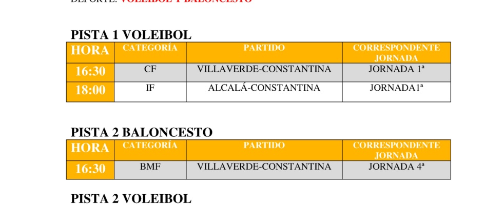 JORNADA EN CASA JJDDPP voleibol y baloncesto