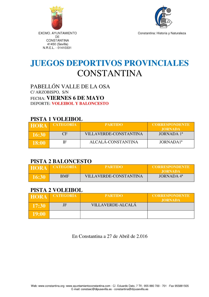 JORNADA EN CASA JJDDPP voleibol y baloncesto