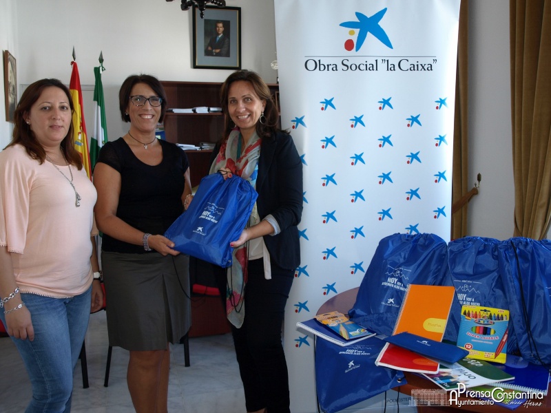 Material escolar La Caixa Ayuntamiento Constantina 2016-1