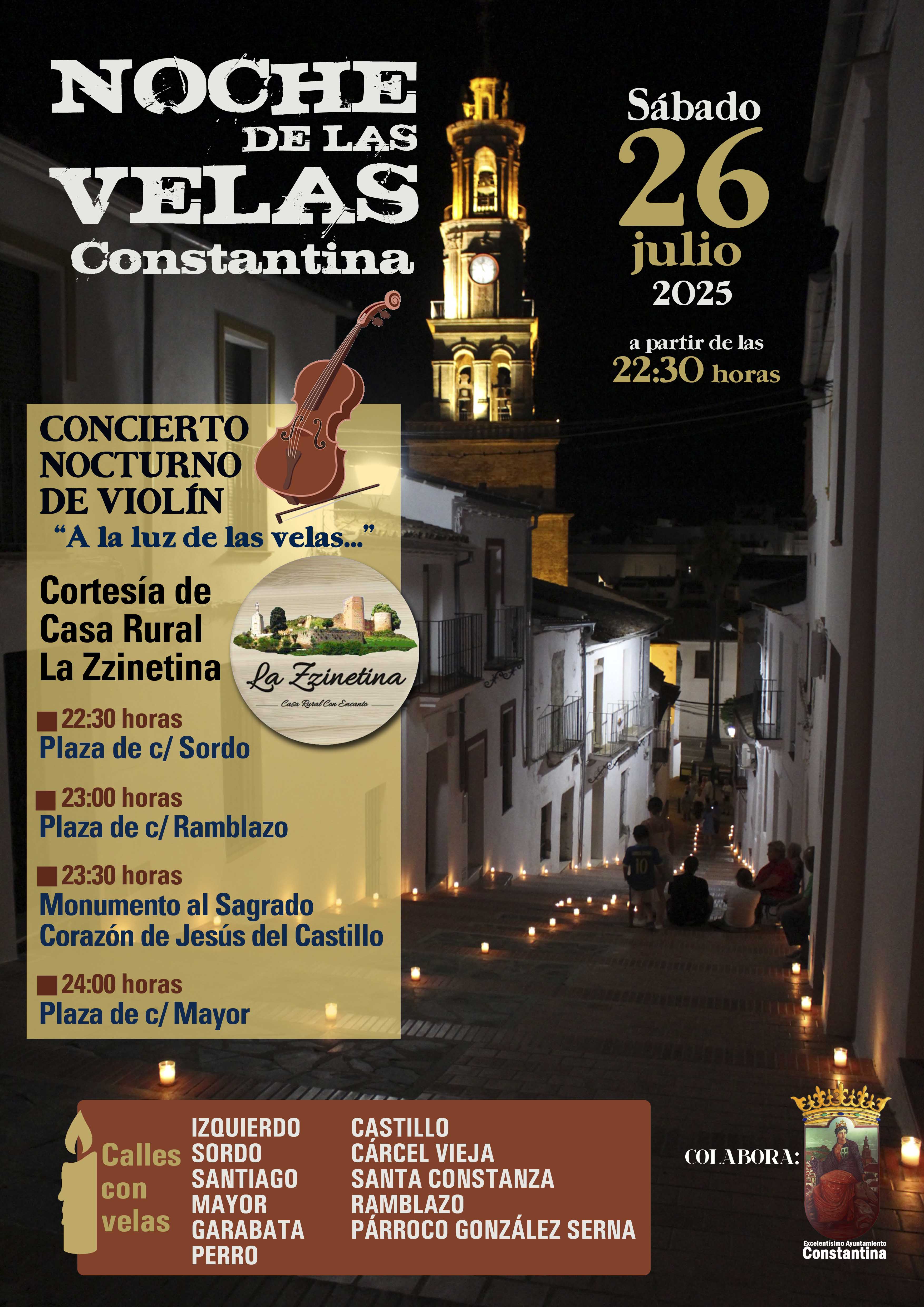 Noches de las Velas Constantina 2025