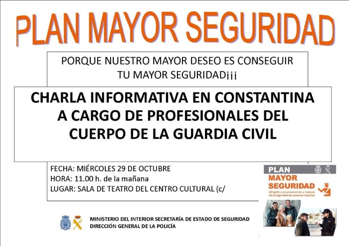 PLAN MAYOR SEGURIDAD CONSTANTINA 2014