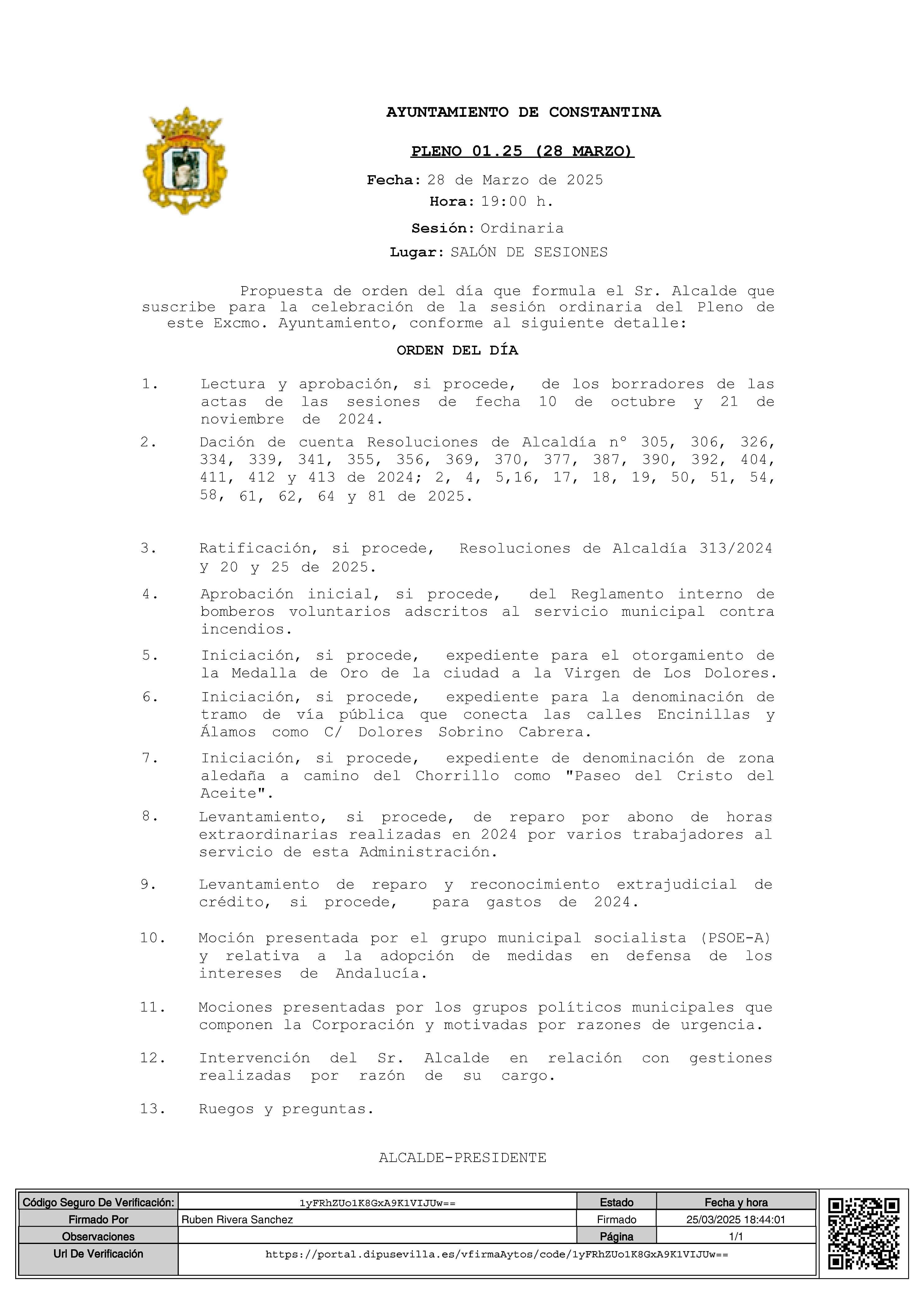 PLENO 01.25 28 MARZO CONSTANTINA