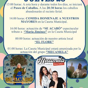 Programa Feria Constantina 2025_jueves