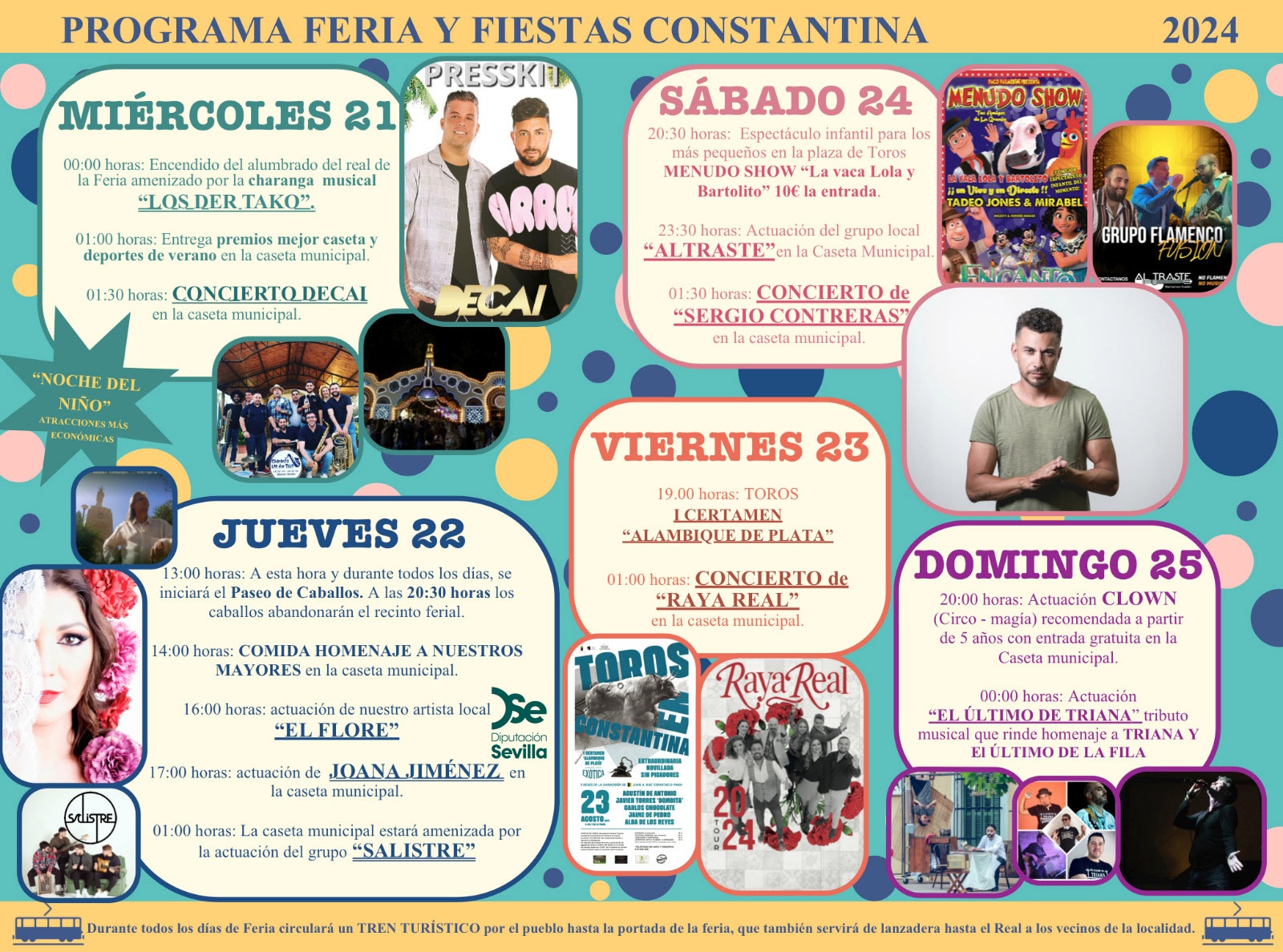 Programa Feria y Fiestas Constantina 2024