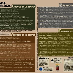 Programa feria muestra ganatur 2026