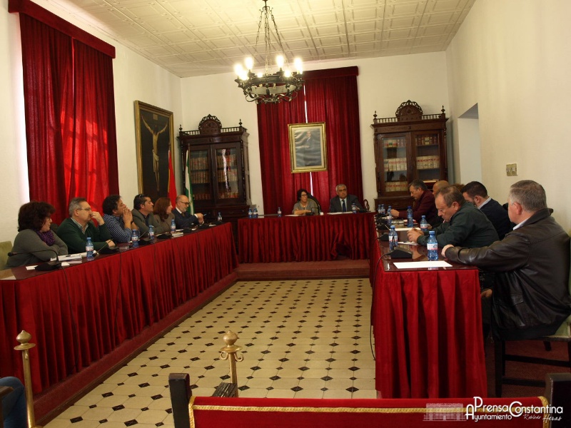 Reunión alcaldes sierra norte con consejero economía_Constantina 2017-1