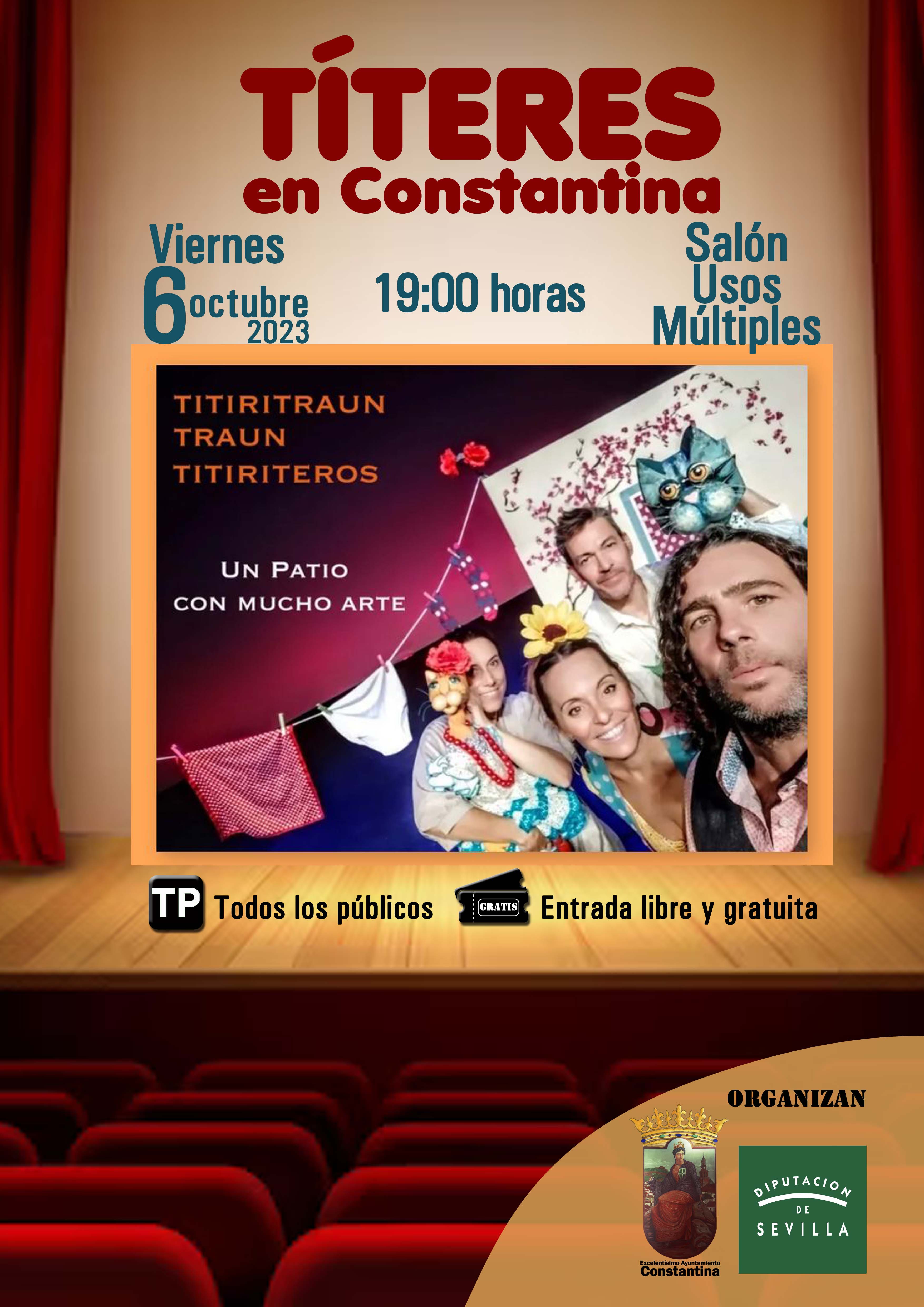 Títeres Tiriti TraunTraun Constantina 6 octubre 2023