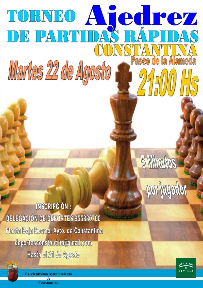Torneo Partidas Rápidas Ajedrez Constantina 2017