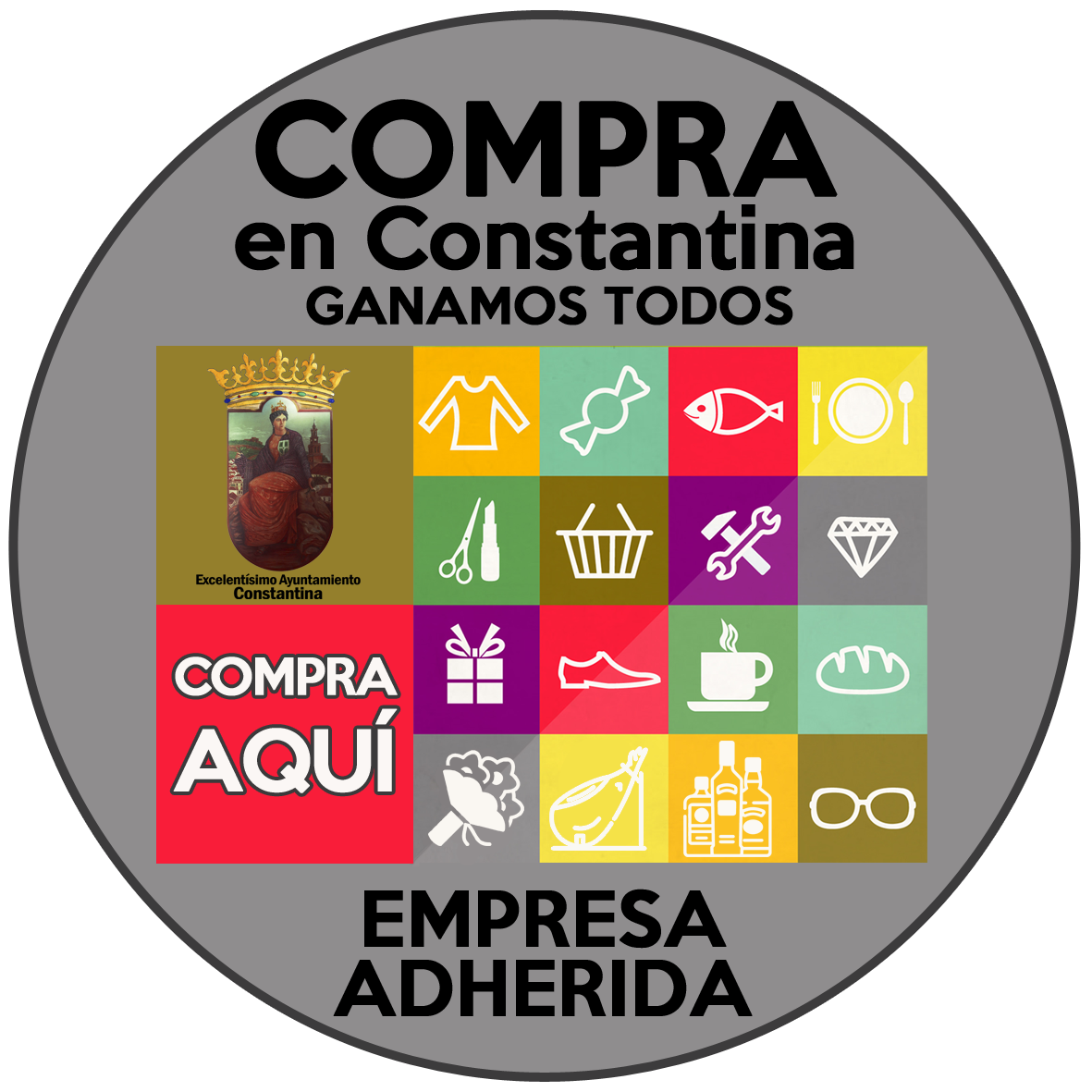 Vinilo puertas_Logo Empresa Adherida