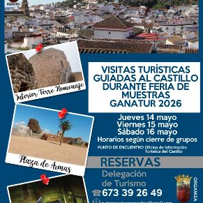 Visitas guiadas Castillo Constantitna Ganatur 2026