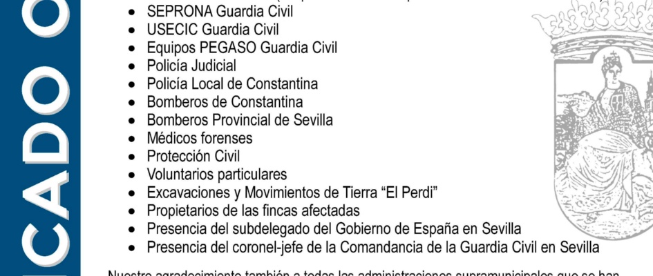 agradecimiento ayuntamiento constantina