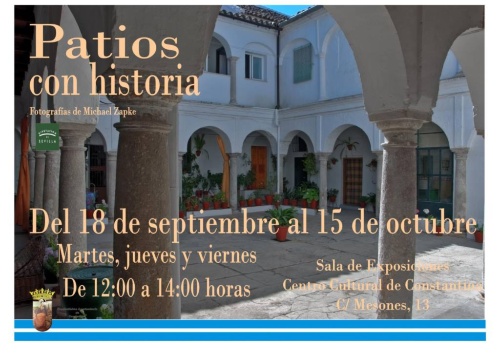 cartel expo patios con historia Constantina 2014