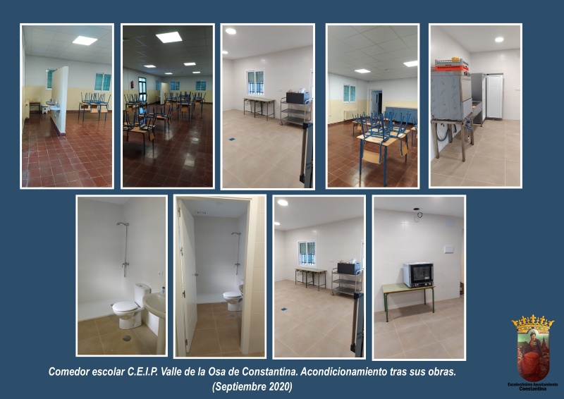 comedor CEIP Valle Osa Constantina