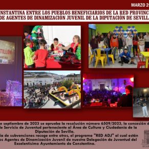 convocatoria subvenciones Diputación Sevilla programa RED ADJ dos Agentes de Dinamización Juvenil Delegación de Juventud Ayuntamiento de Constantina