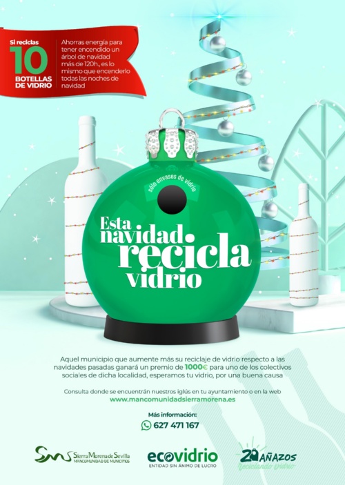 esta navidad recicla vidrio Ecoembes Constantina 2018