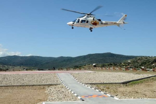 helipuerto Foto Consejería Igualdad y Salud Junta Andalucía
