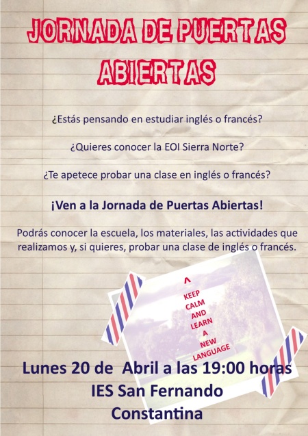 jornadas puertas abiertas eoi constantina
