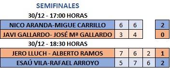 semifinales Pádel Navidad2013