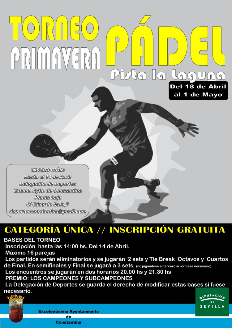 torneo de padel primavera 2016