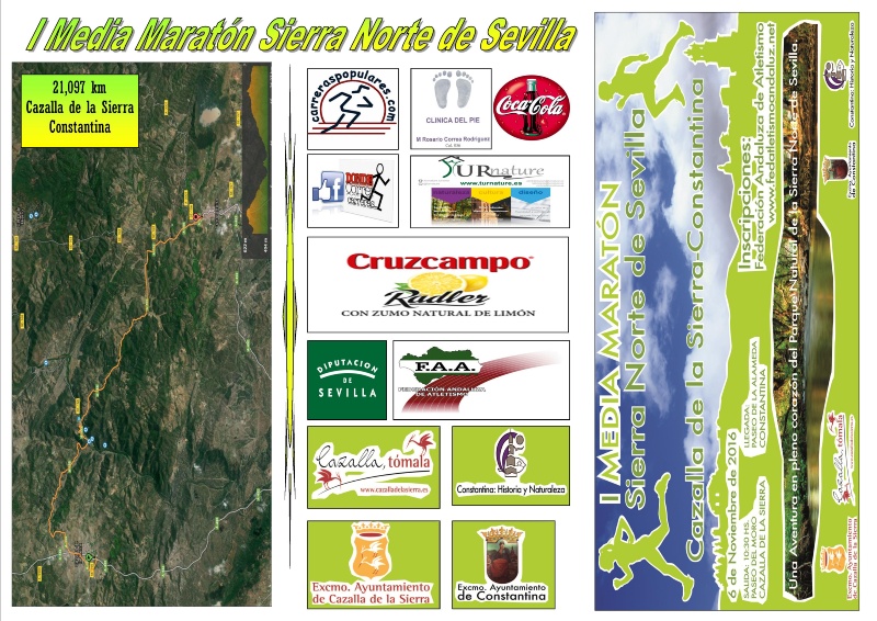 triptico media maraton 2016. portada